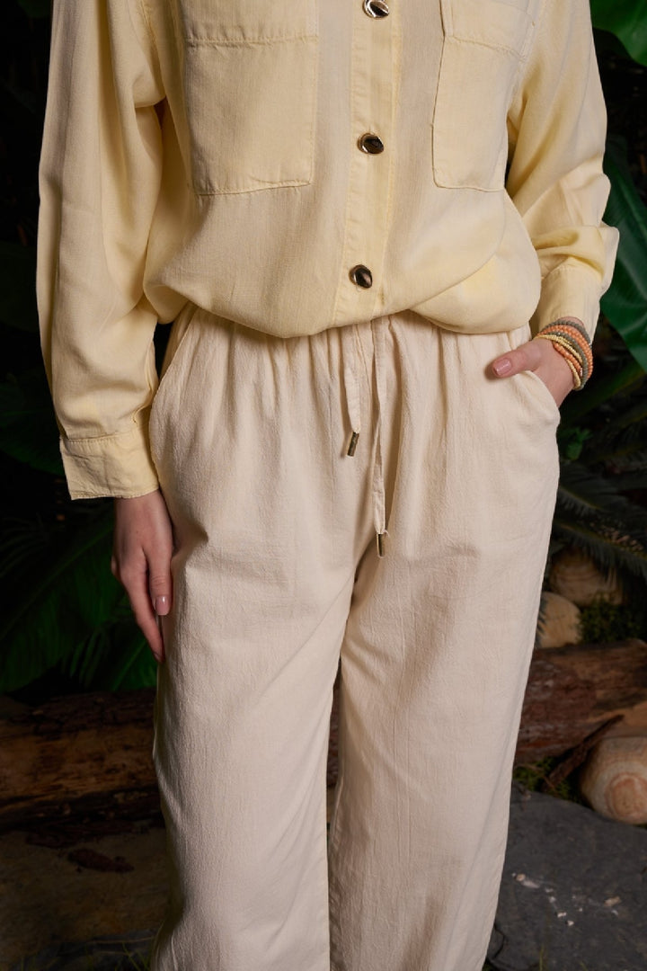 XLJ Baloon Linen Pants  - Cintalapa de Figueroa