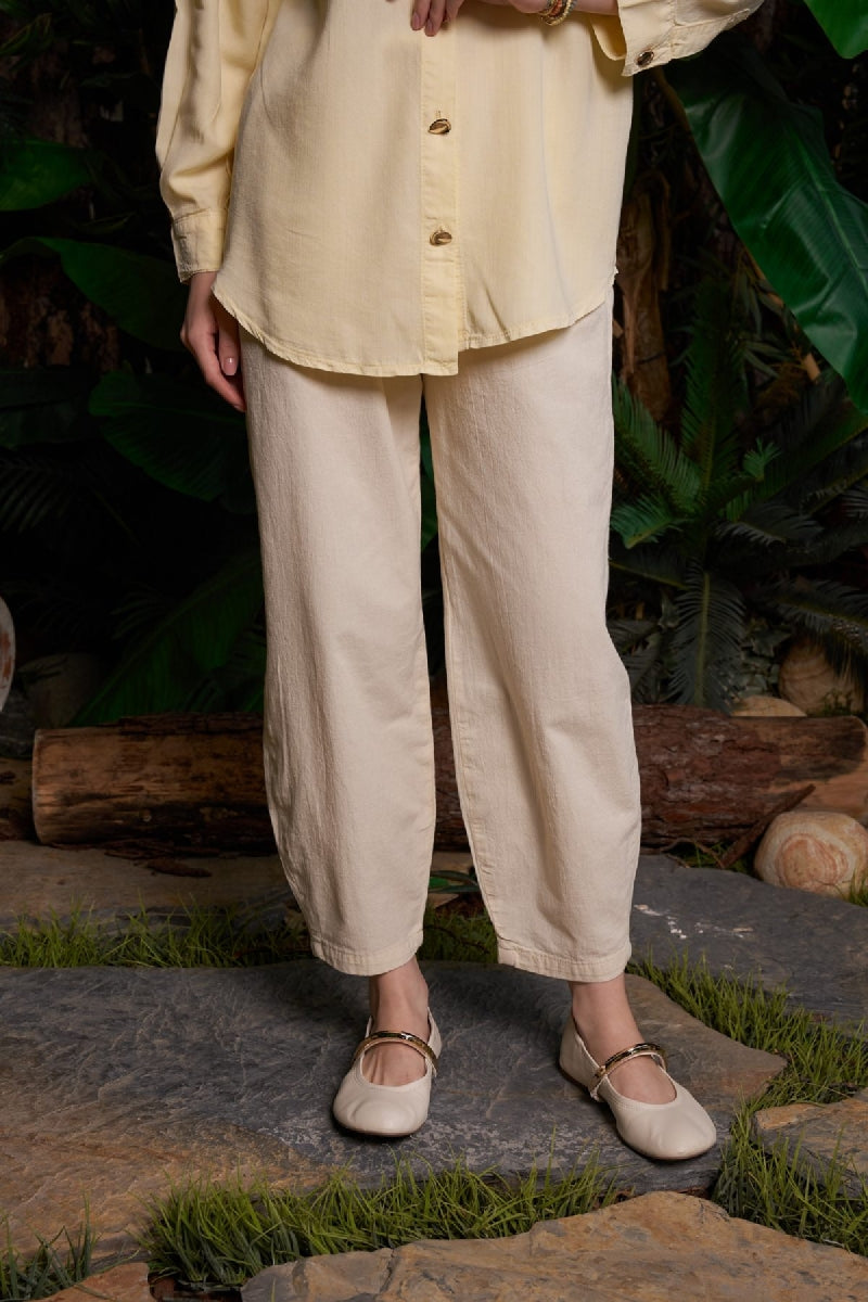 XLJ Baloon Linen Pants  - Cintalapa de Figueroa