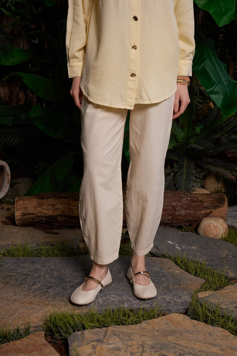 XLJ Baloon Linen Pants  - Cintalapa de Figueroa