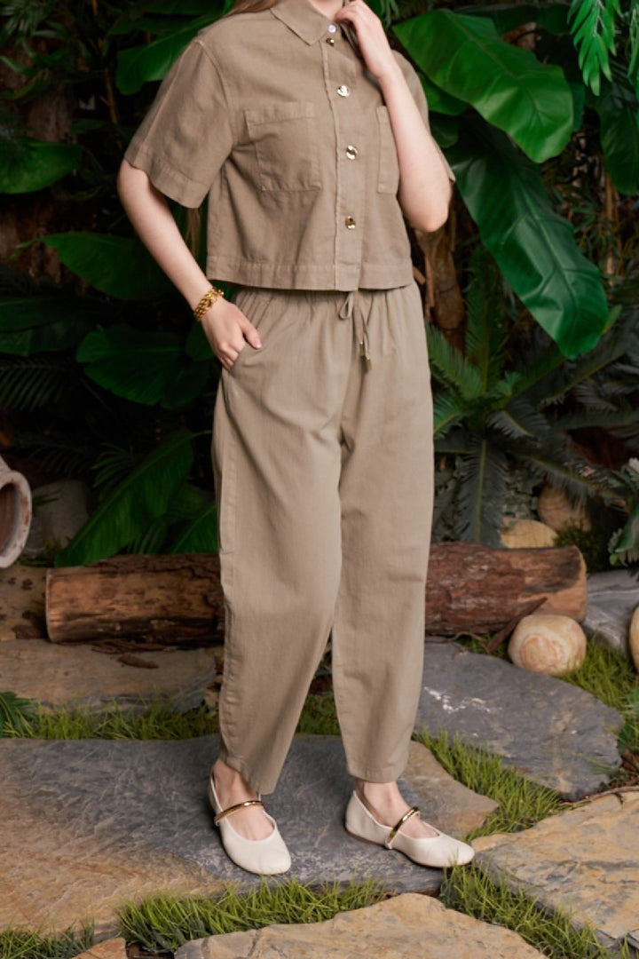 XLJ Baloon Linen Pants  - Victoria