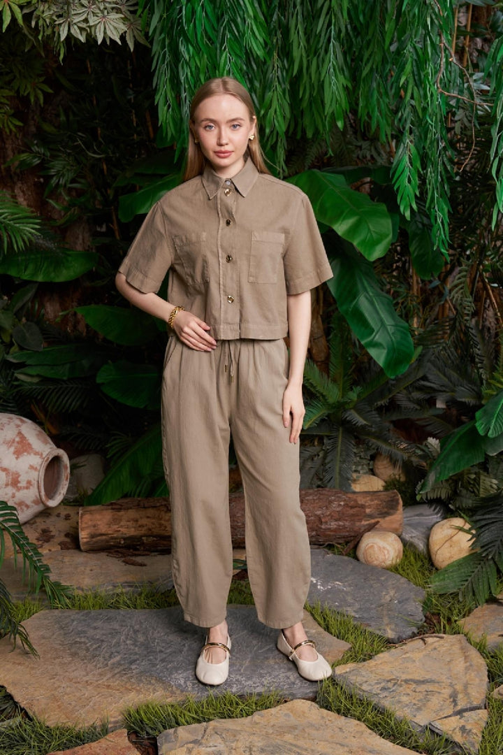 XLJ Baloon Linen Pants  - Victoria