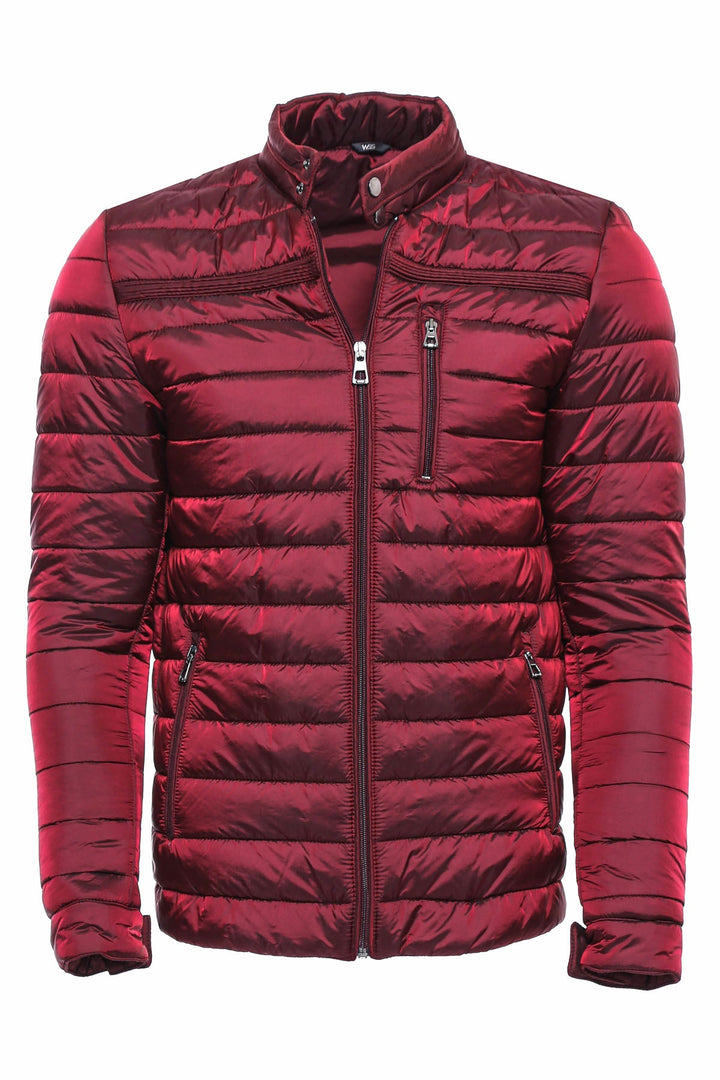 WSS Burgundy Down Men Coat  - San Jose