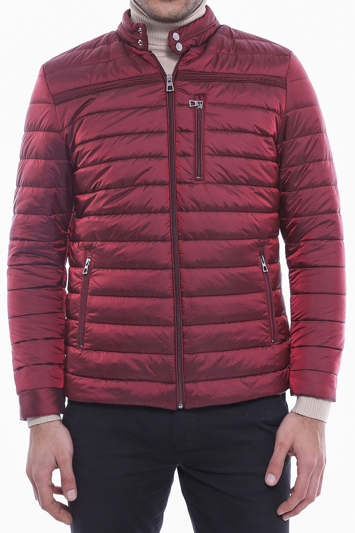 WSS Burgundy Down Men Coat  - San Jose