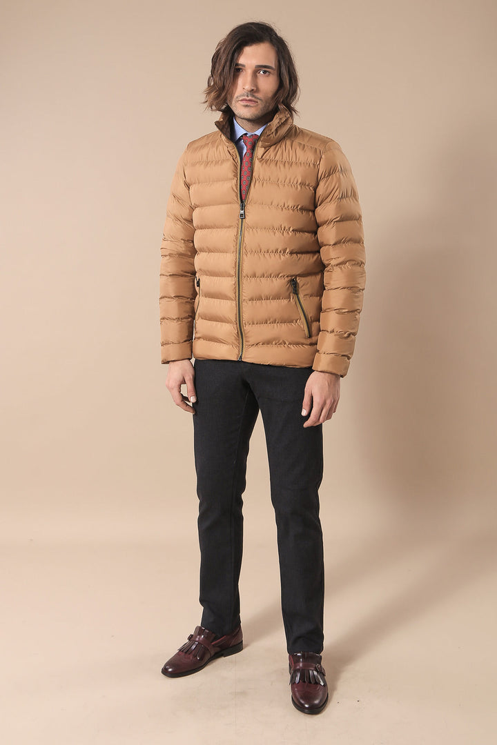WSS Camel Short Men Down Jacket  - Weert