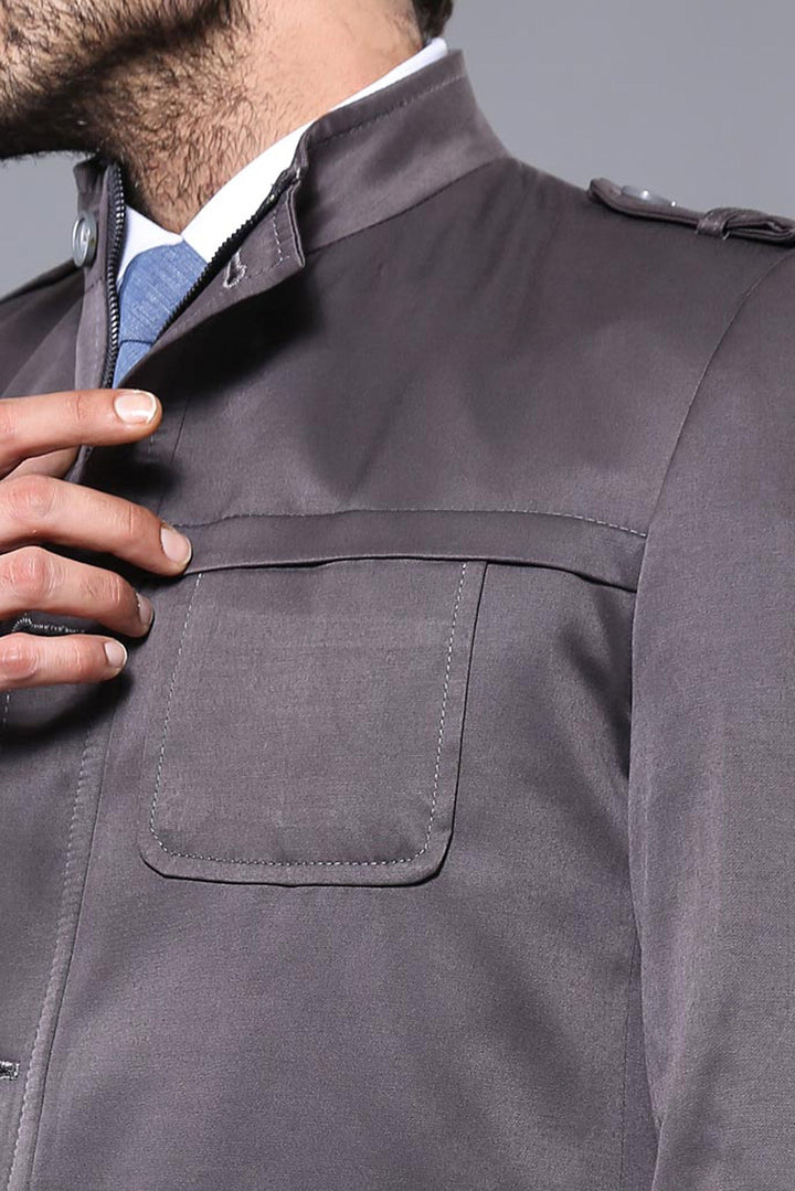 WSS Grey Men's Coat Jacket  - Görlitz