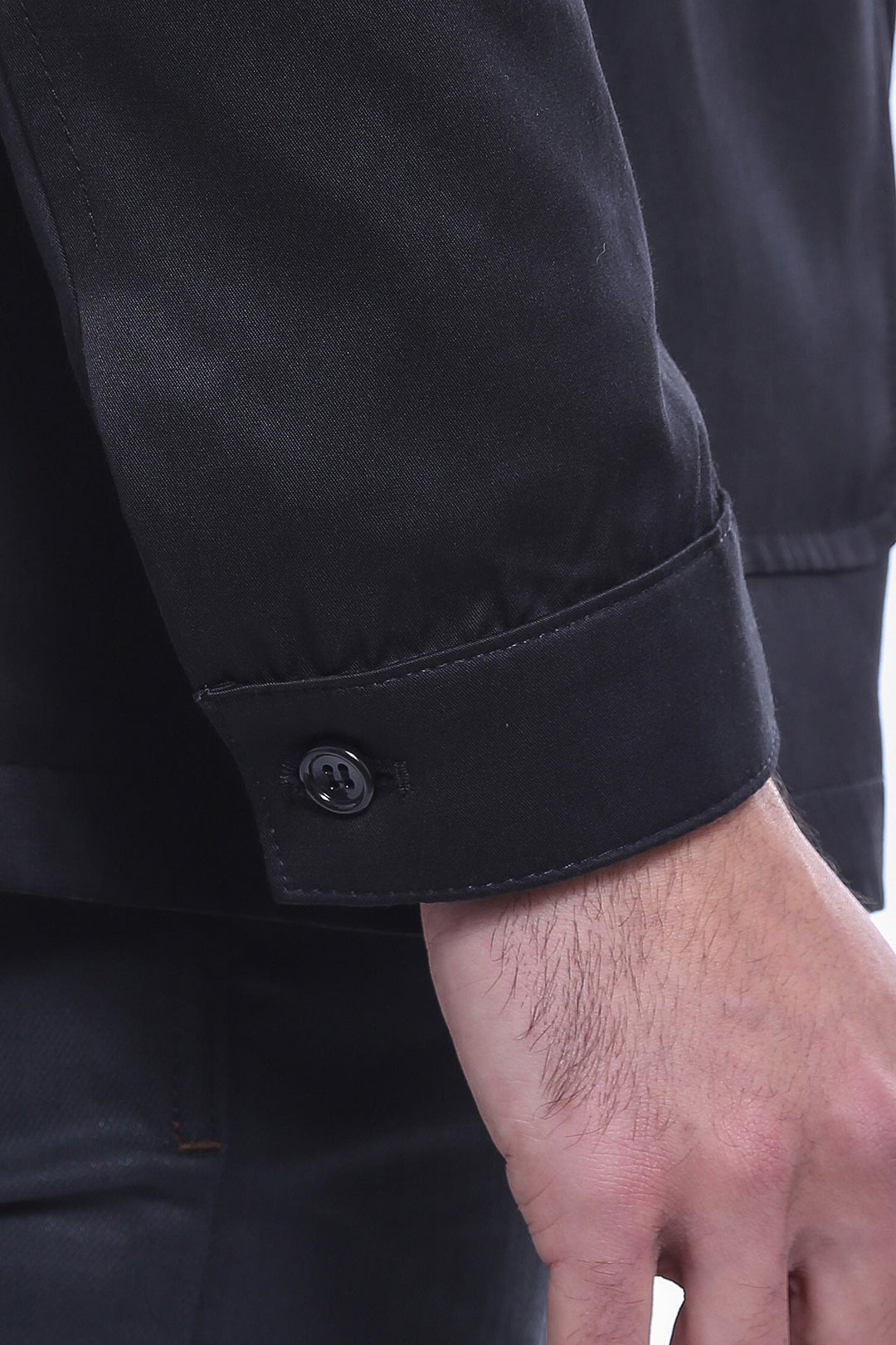 WSS Plain Black Men Short Coat  - Wigan