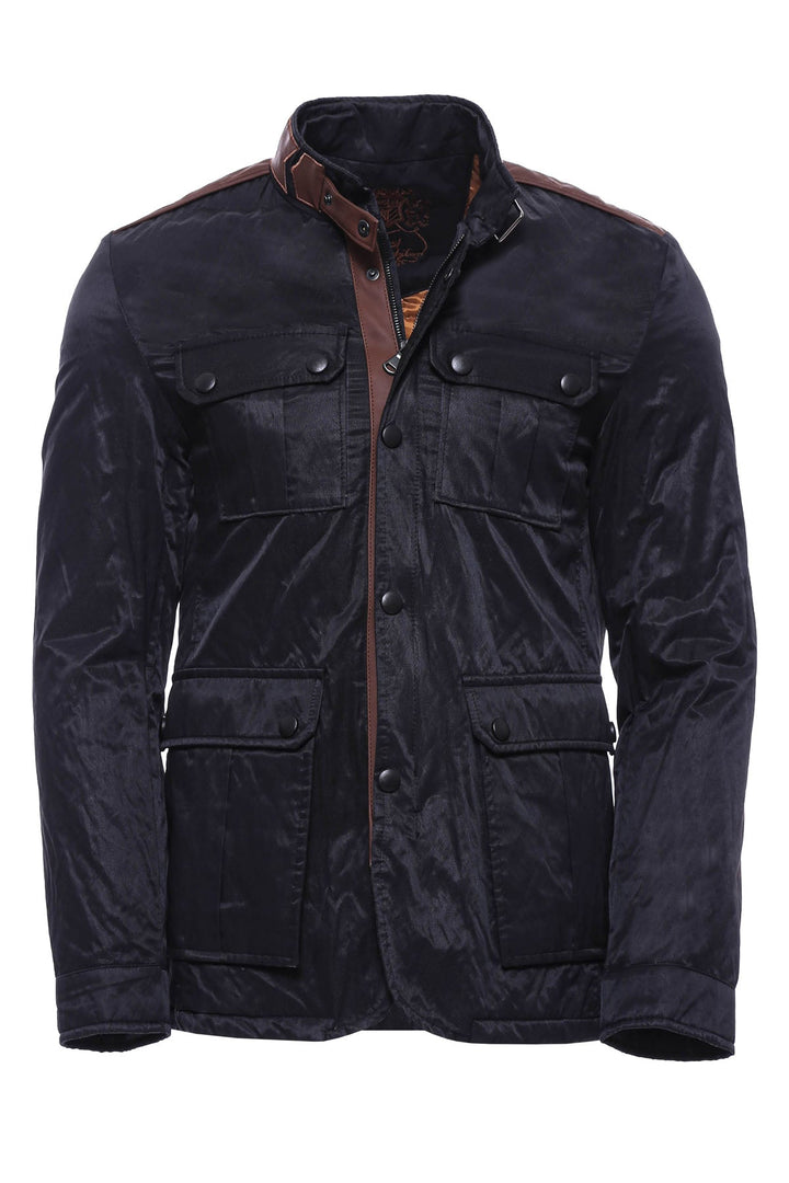 WSS 4 Pocket Snap Short Black Coat- - Winchester