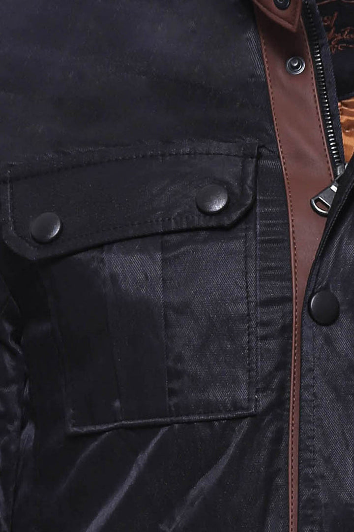 WSS 4 Pocket Snap Short Black Coat- - Winchester