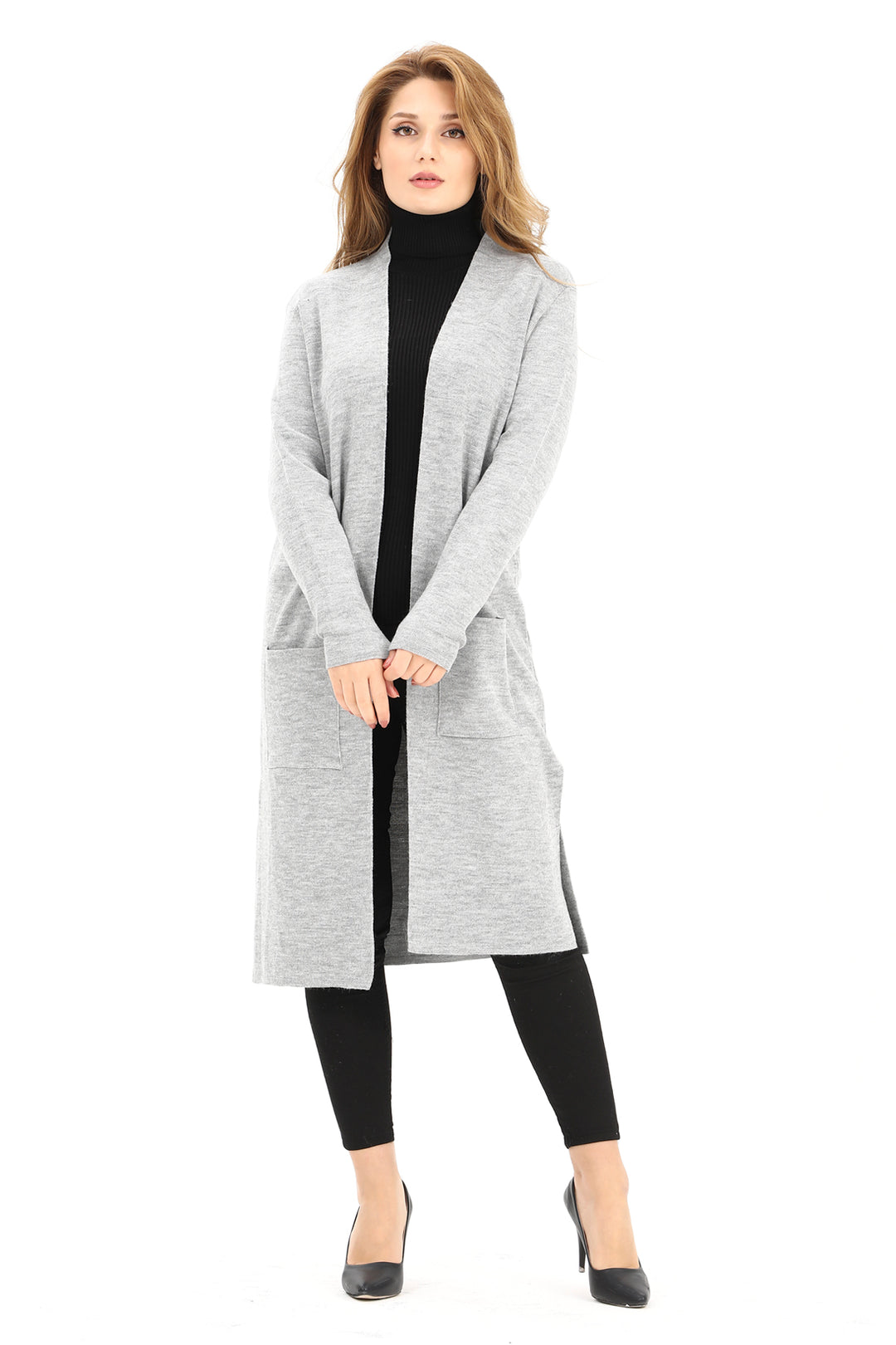 MPL Woman's Pocketed Long Cardigan 4341 - Haverford