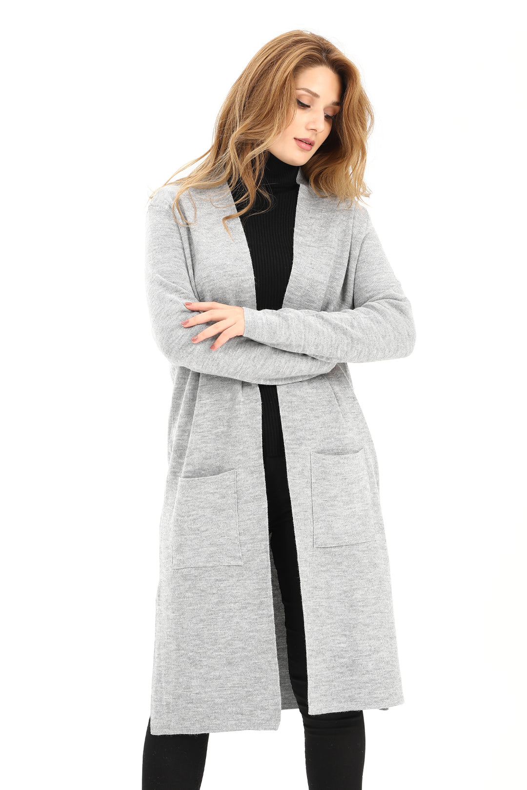 MPL Woman's Pocketed Long Cardigan 4341 - Haverford