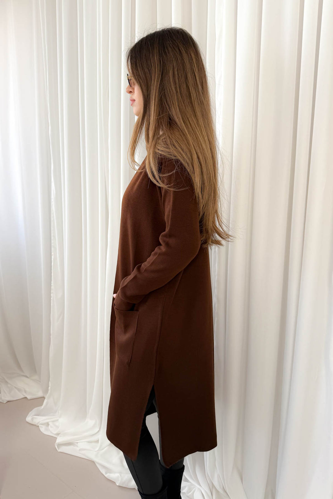 MPL Woman's Pocketed Long Cardigan 4341 - Sassuolo