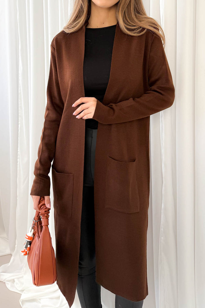 MPL Woman's Pocketed Long Cardigan 4341 - Sassuolo