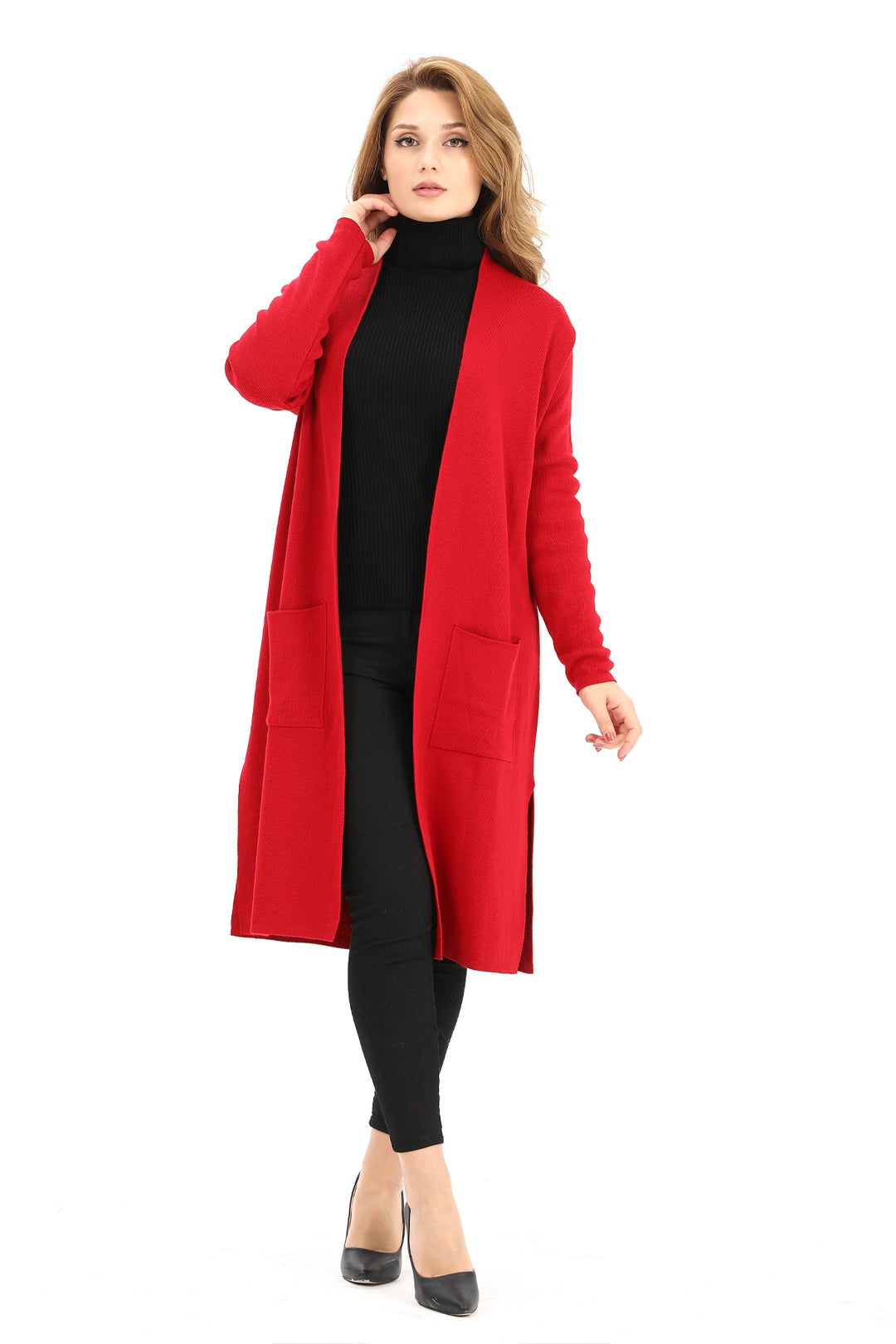 MPL Woman's Pocketed Long Cardigan 4341 - Azzano