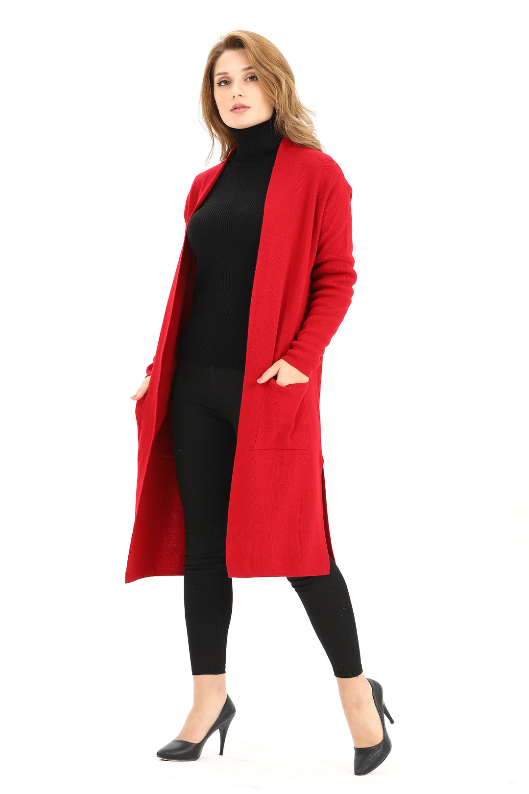 MPL Woman's Pocketed Long Cardigan 4341 - Azzano