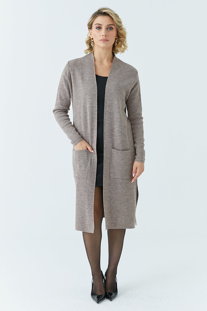 MPL Woman's Pocketed Long Cardigan 4341 - Grenoble