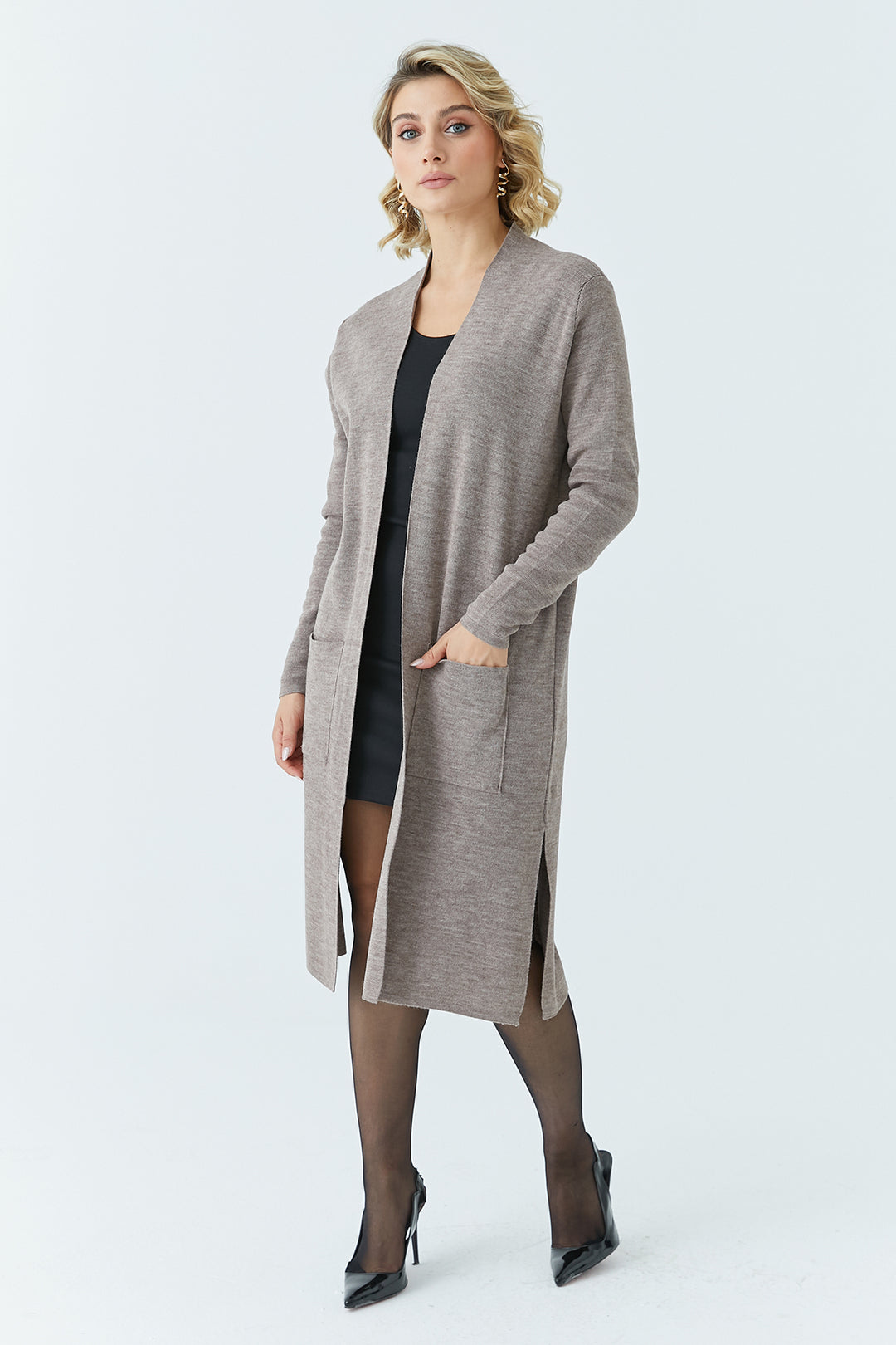 MPL Woman's Pocketed Long Cardigan 4341 - Grenoble