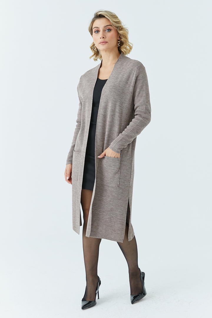 MPL Woman's Pocketed Long Cardigan 4341 - Grenoble
