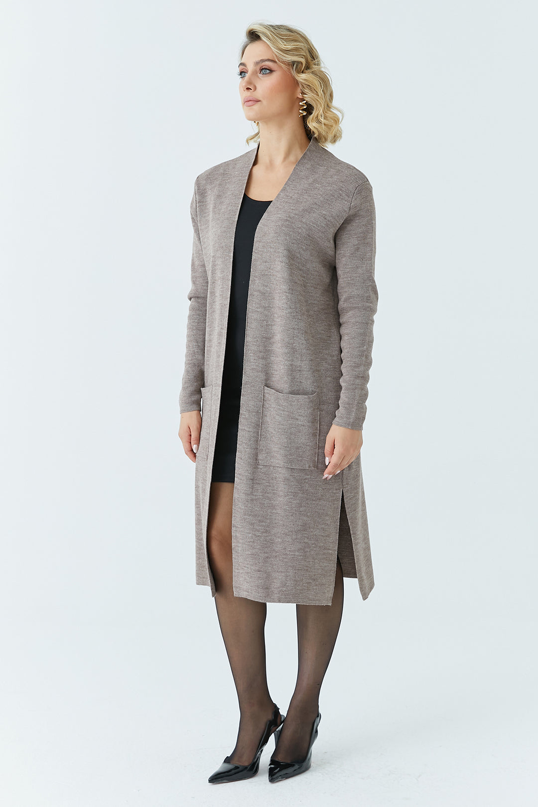 MPL Woman's Pocketed Long Cardigan 4341 - Grenoble
