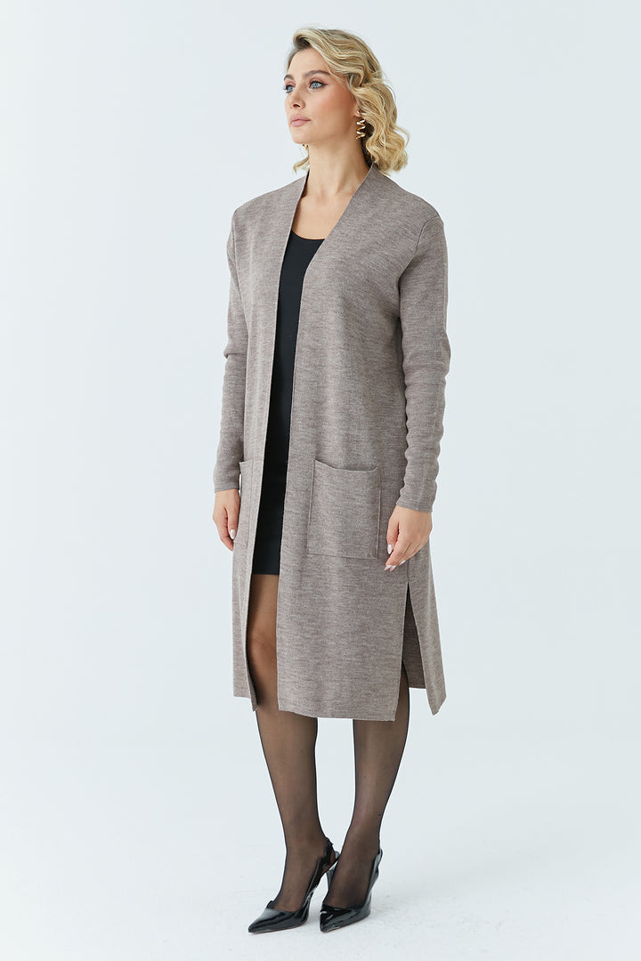 MPL Woman's Pocketed Long Cardigan 4341 - Grenoble