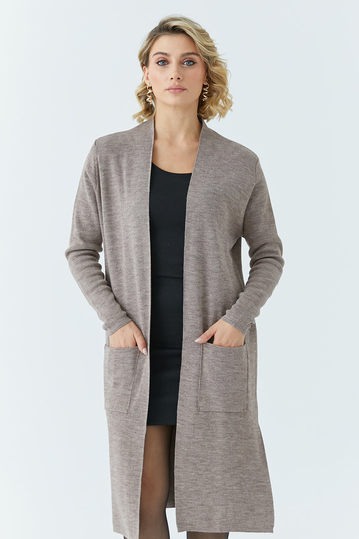 MPL Woman's Pocketed Long Cardigan 4341 - Grenoble