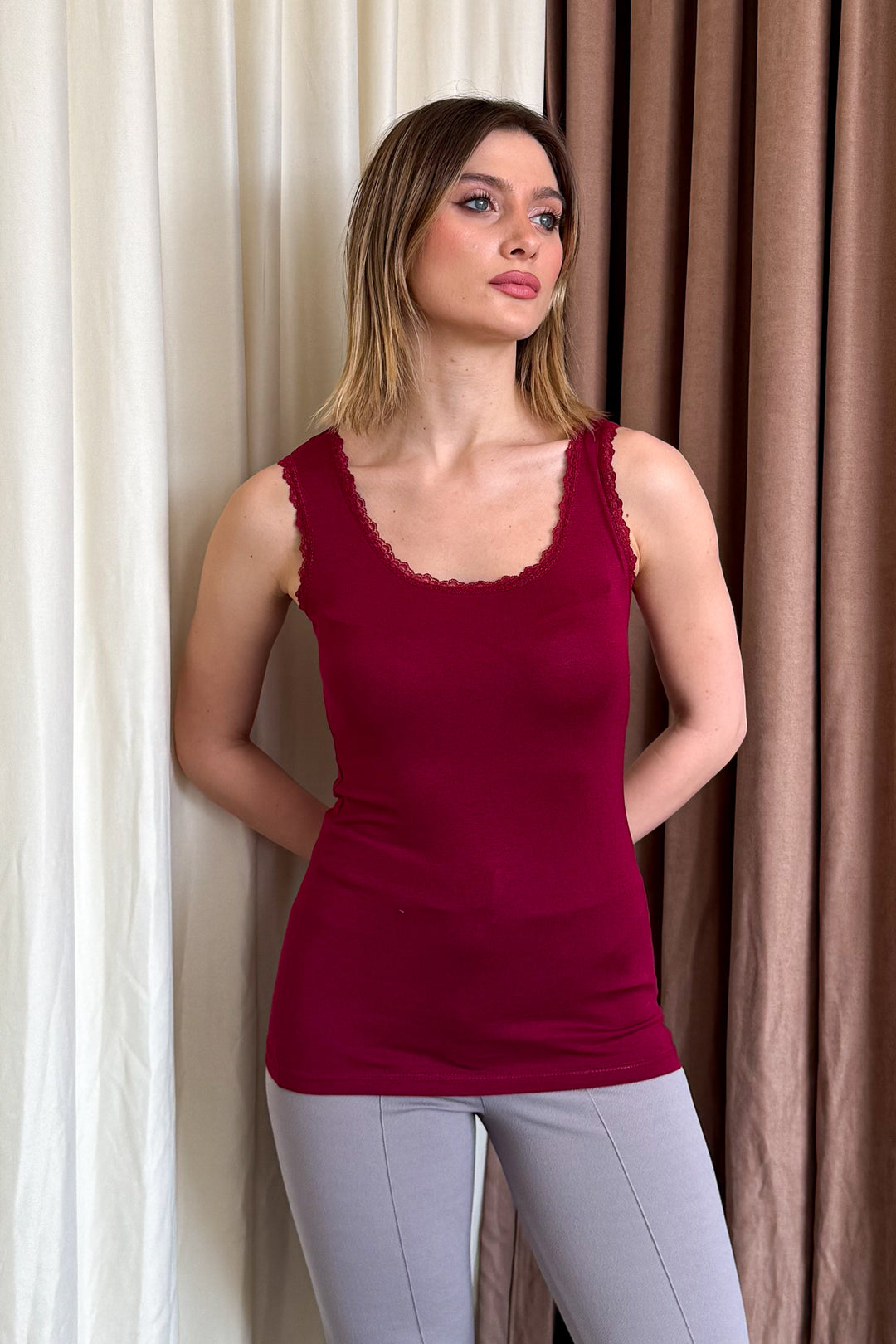 MPL Women's Lace Tank Top 1399 - Ragusa
