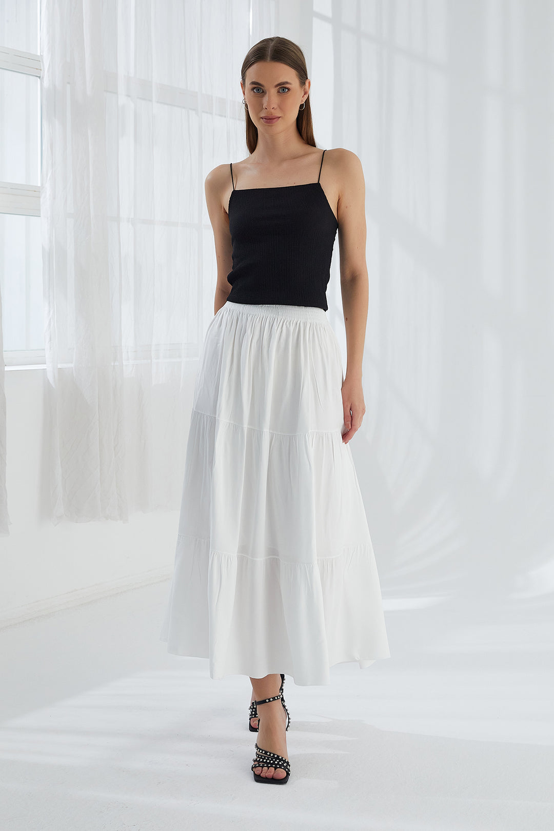 MPL Woman Ruffled Long Skirt - Hilo
