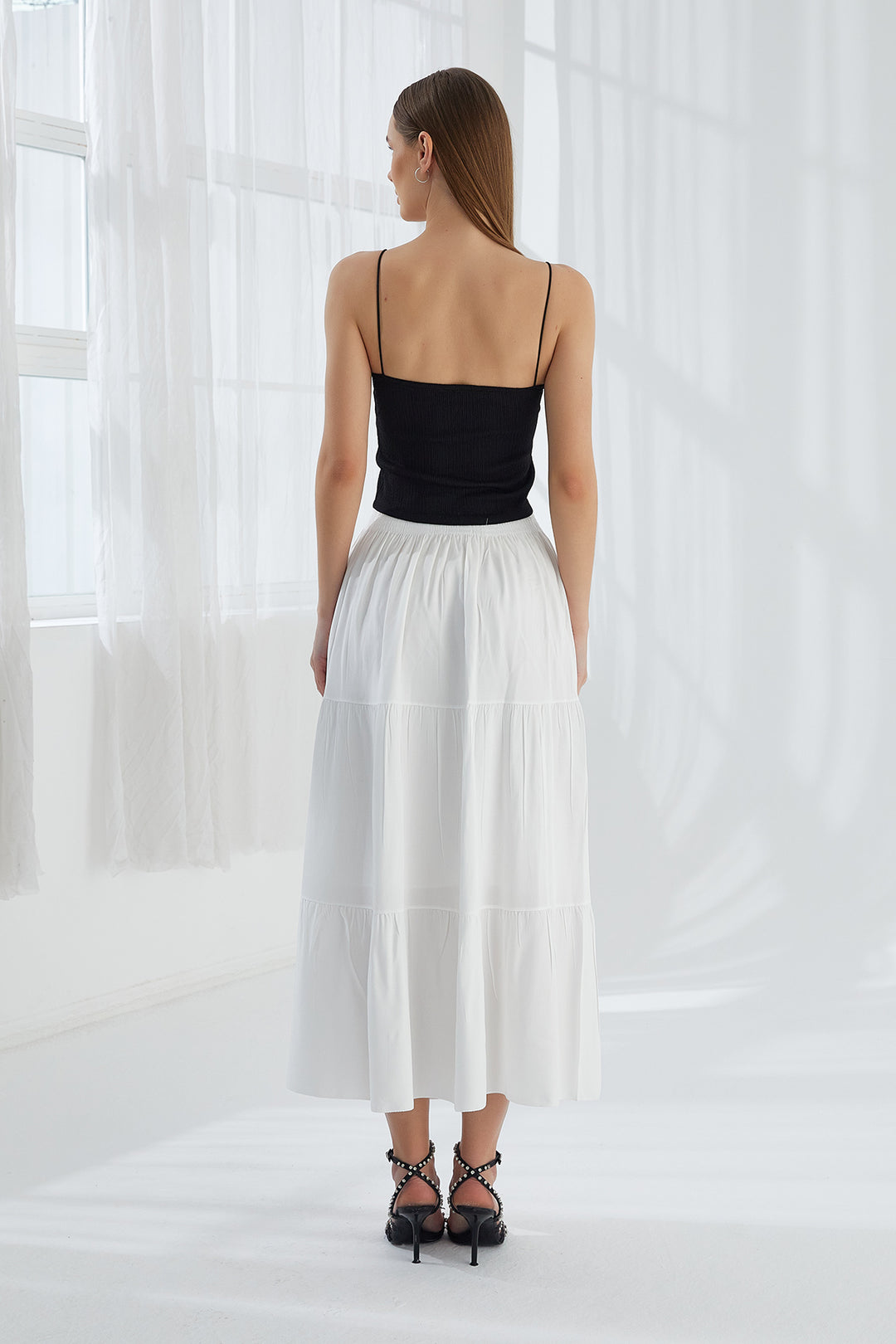 MPL Woman Ruffled Long Skirt - Hilo