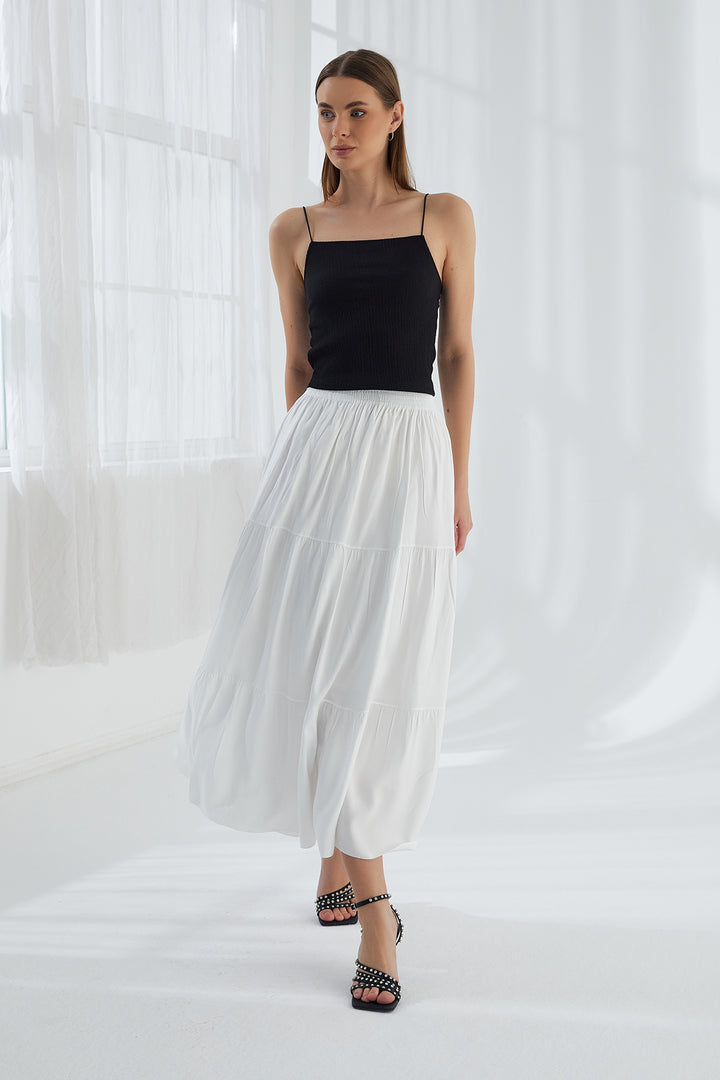 MPL Woman Ruffled Long Skirt - Hilo