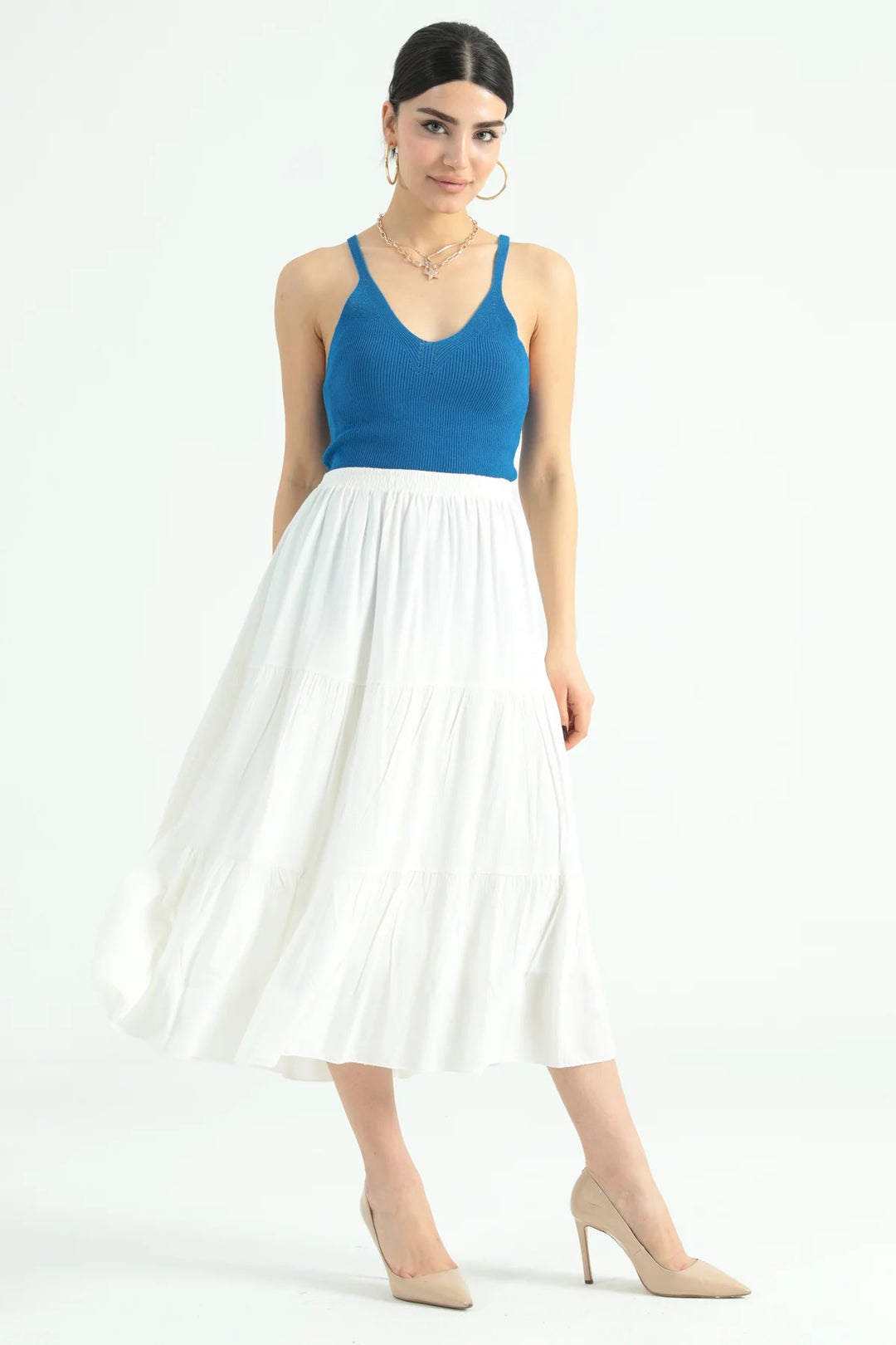 MPL Woman Ruffled Long Skirt - Hilo