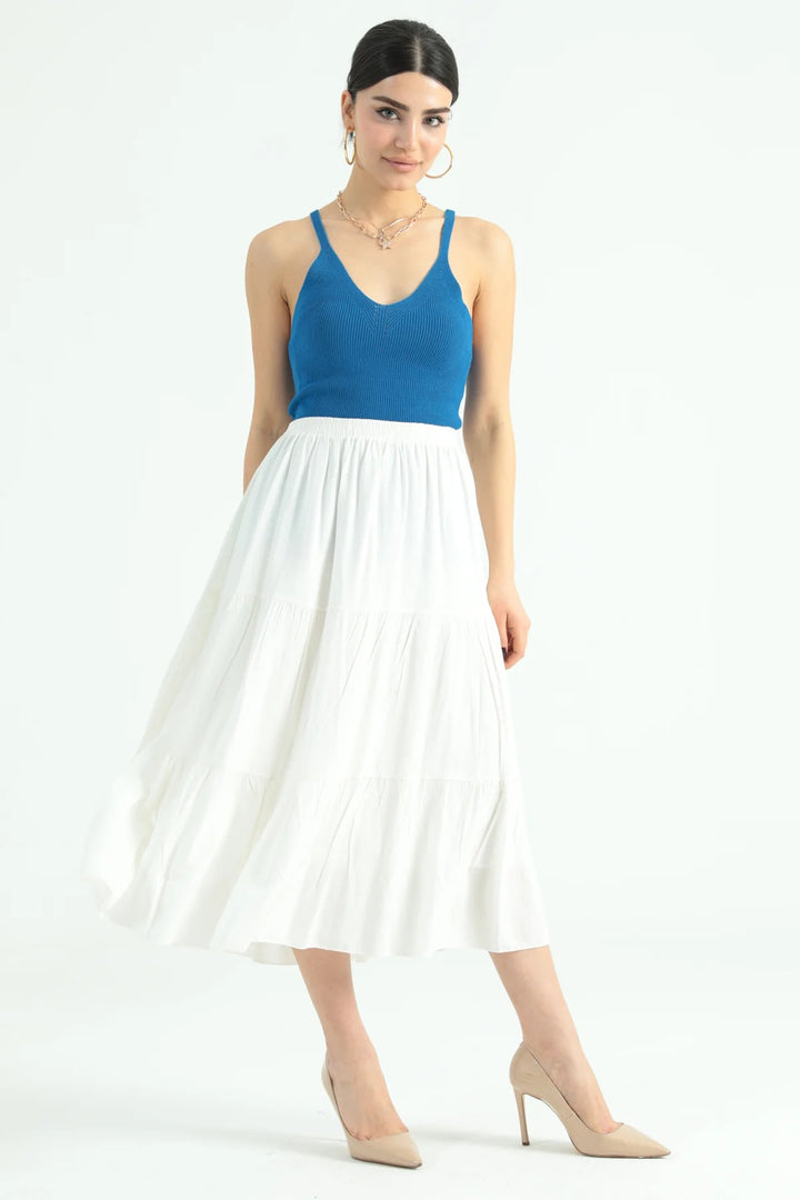 MPL Woman Ruffled Long Skirt - Hilo
