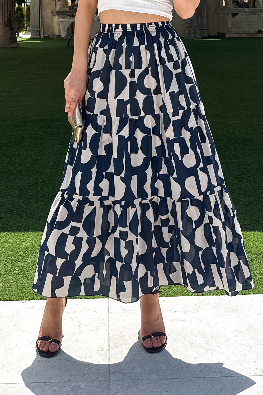 MPL Woman Ruffled Long Skirt - Broken Arrow