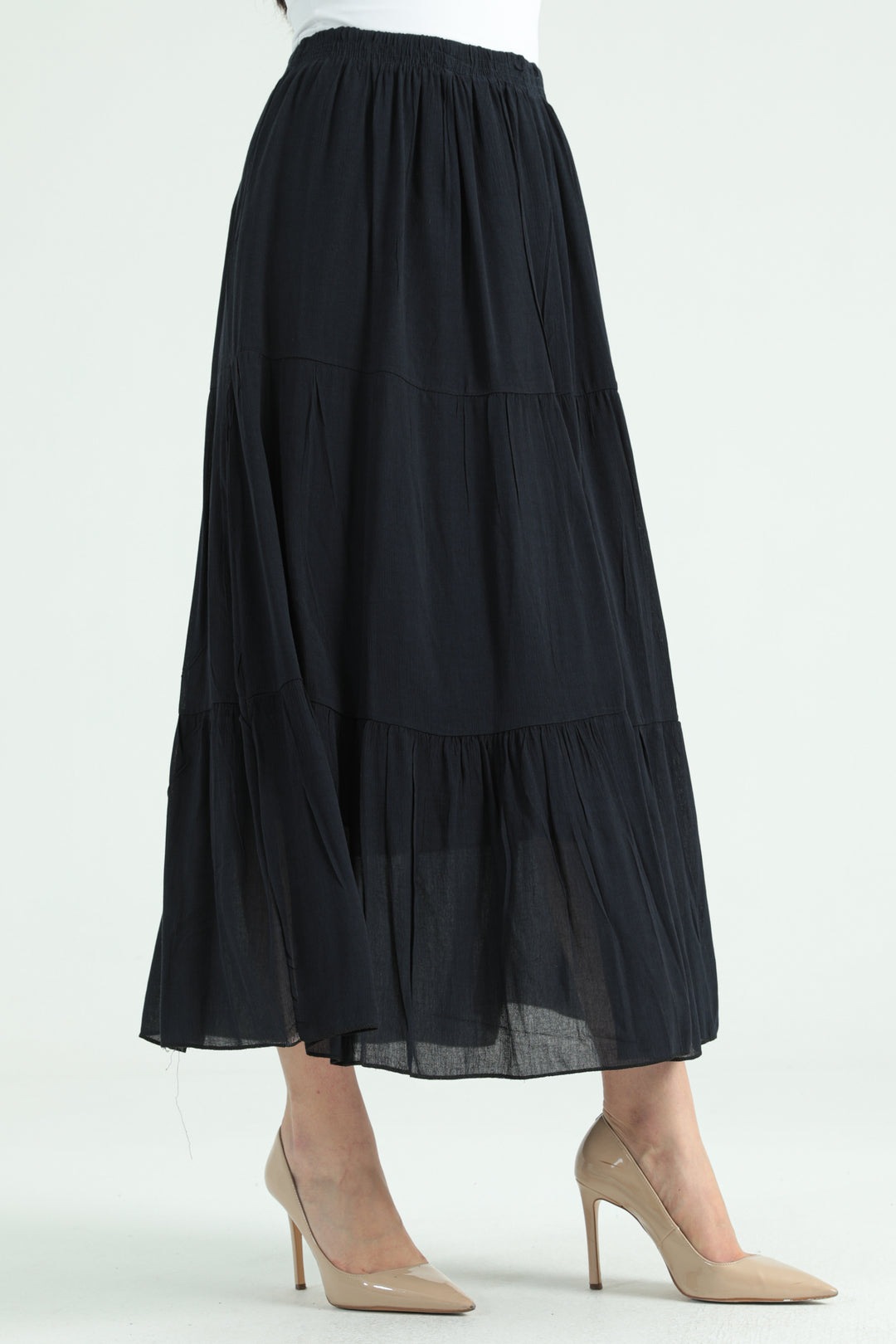 MPL Woman Ruffled Long Skirt - Germantown