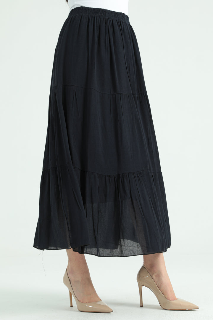 MPL Woman Ruffled Long Skirt - Germantown