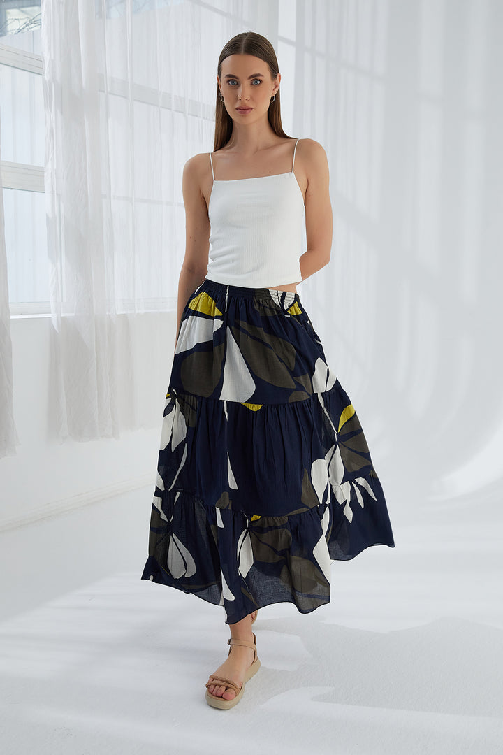 MPL Woman Ruffled Long Skirt - Newark