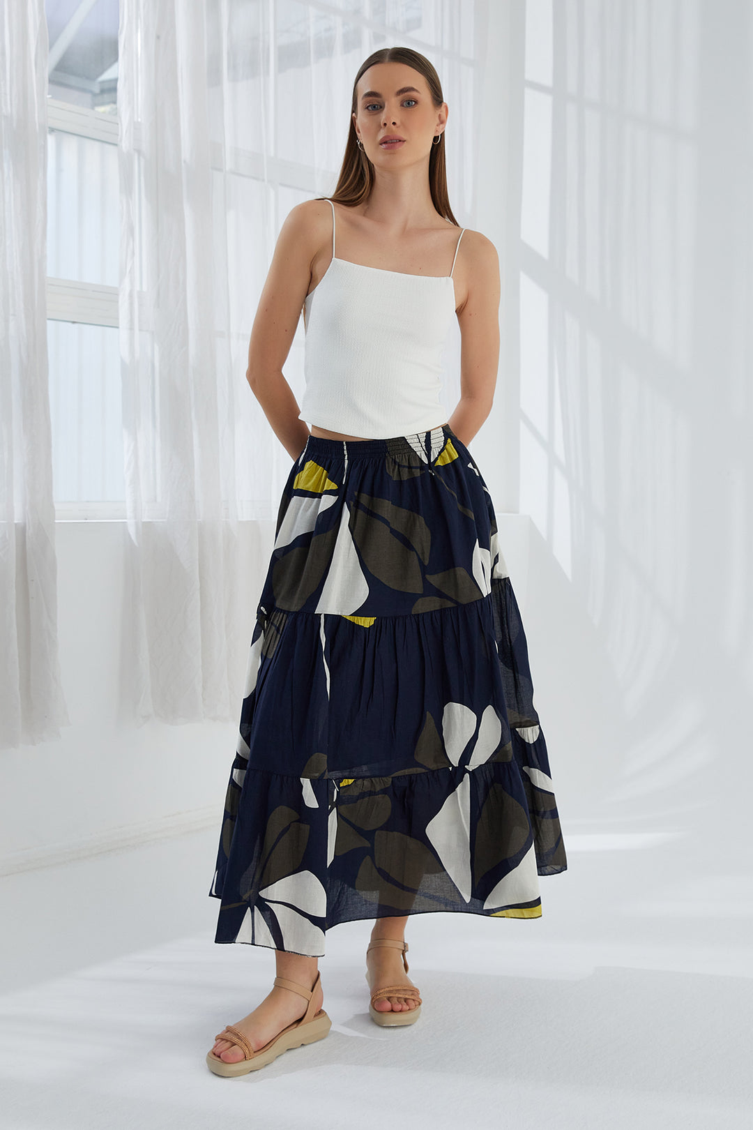 MPL Woman Ruffled Long Skirt - Newark