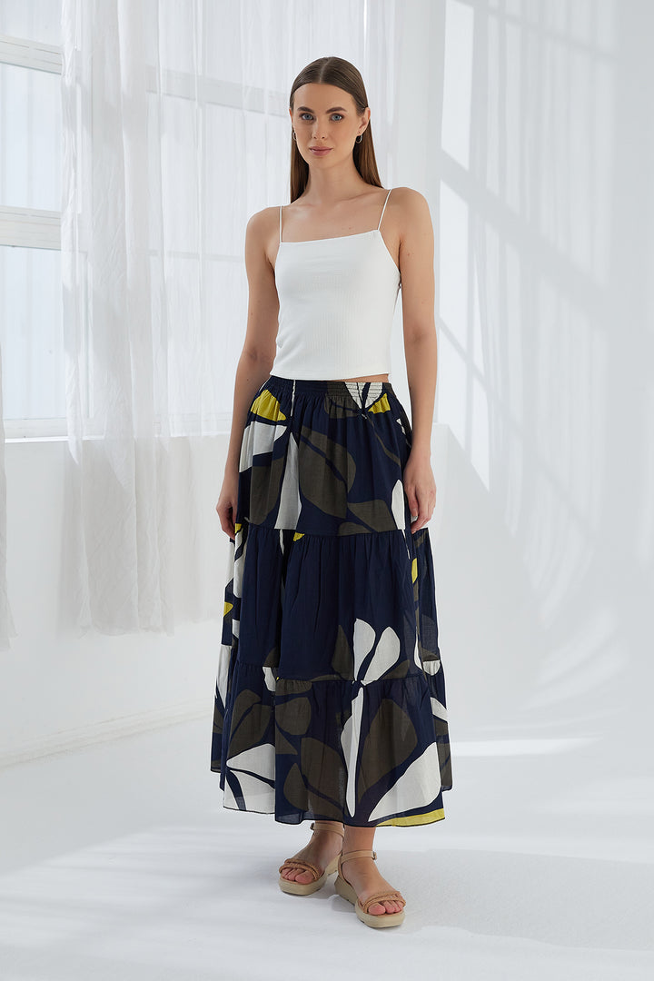 MPL Woman Ruffled Long Skirt - Newark