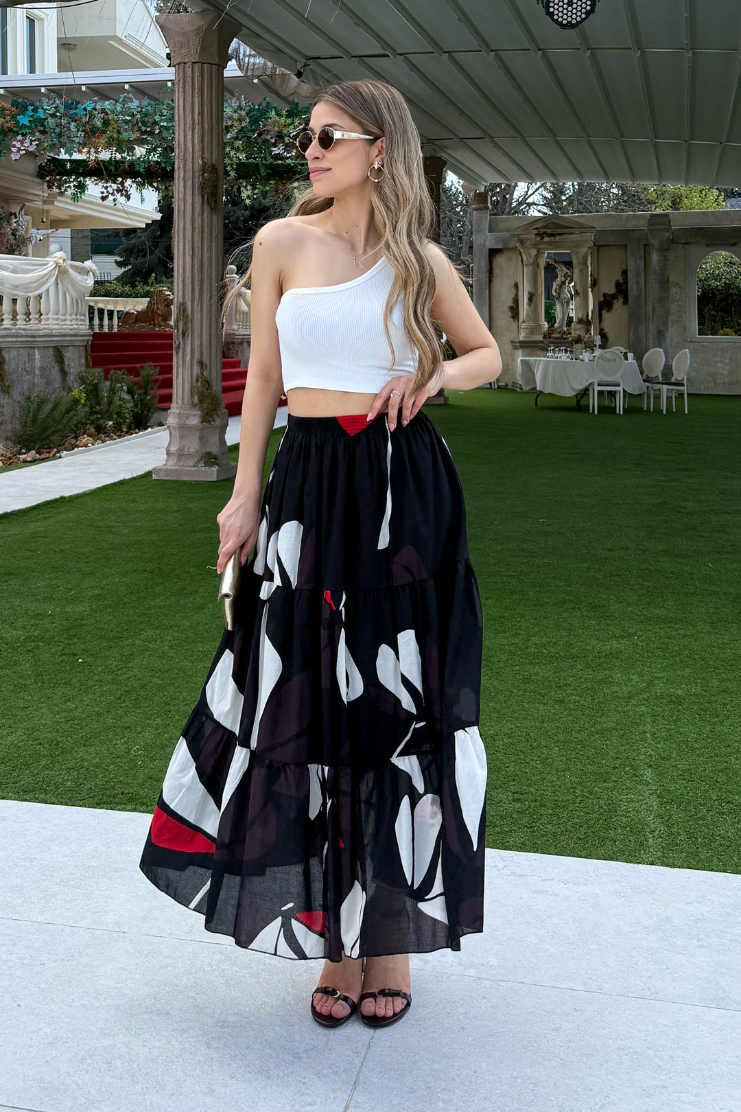 MPL Woman Ruffled Long Skirt - Auckland