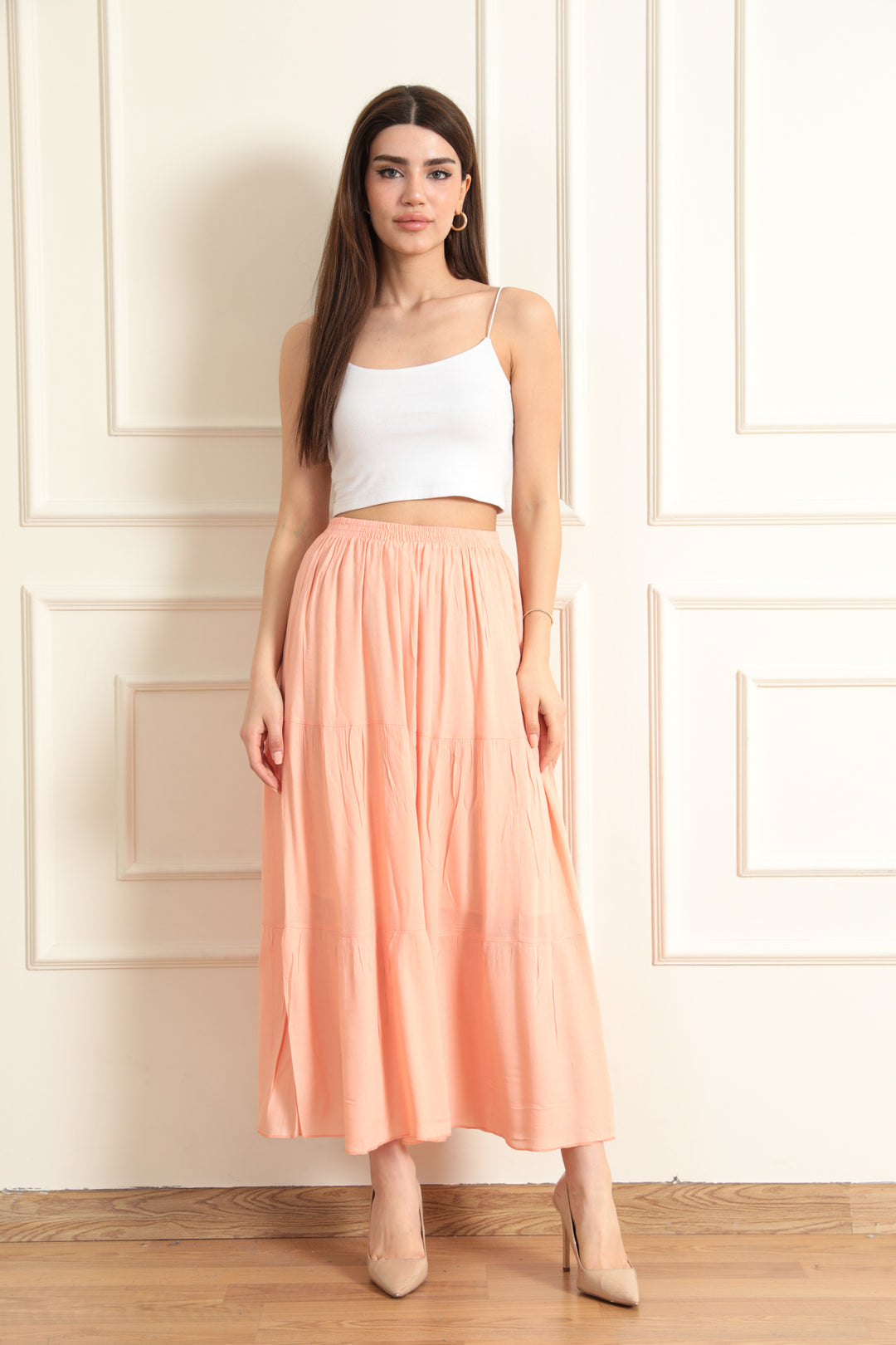 MPL Woman Ruffled Long Skirt - Peachtree Corners