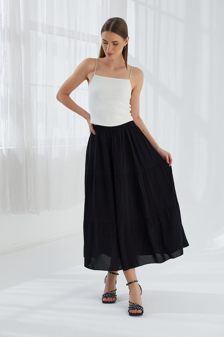 MPL Woman Ruffled Long Skirt - Suharekë
