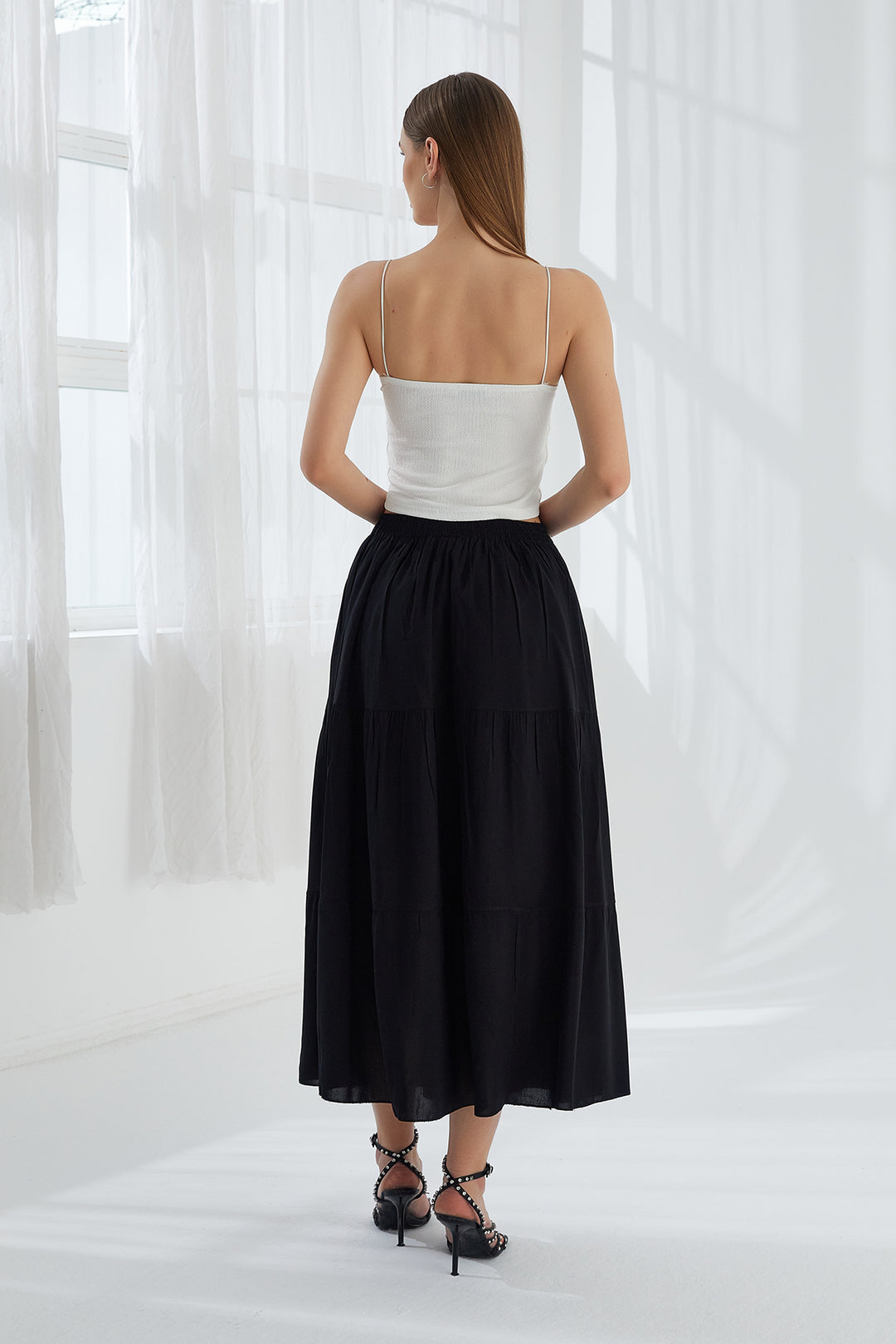 MPL Woman Ruffled Long Skirt - Suharekë