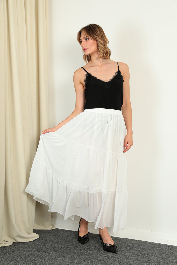MPL Woman Ruffled Long Skirt - Baton Rouge