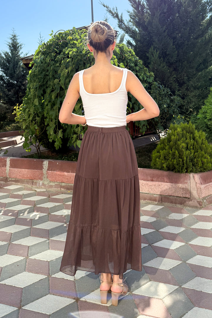 MPL Woman Ruffled Long Skirt - Trier