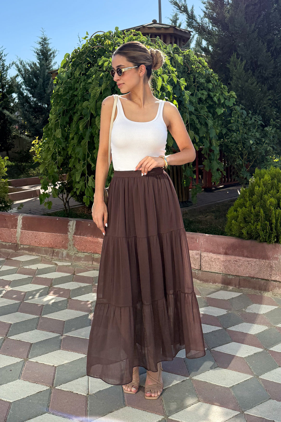 MPL Woman Ruffled Long Skirt - Trier