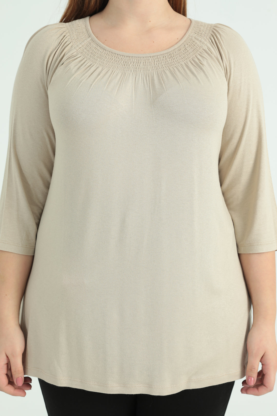 MPL Women's Plus Size Ruffled Blouse - Orange