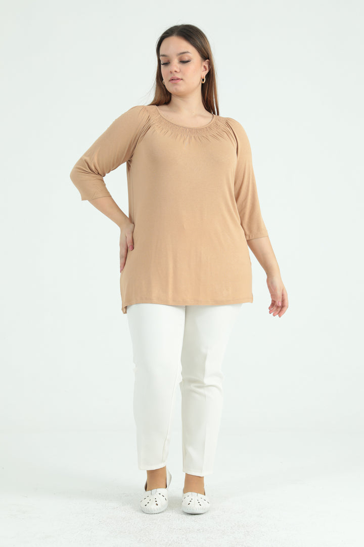 MPL Women's Plus Size Ruffled Blouse - Launceston