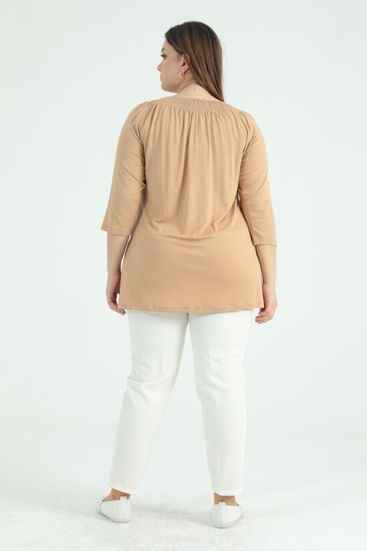 MPL Women's Plus Size Ruffled Blouse - Launceston