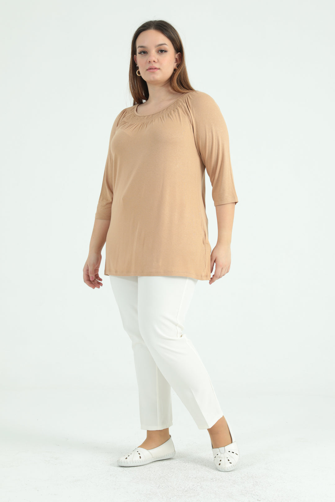 MPL Women's Plus Size Ruffled Blouse - Launceston