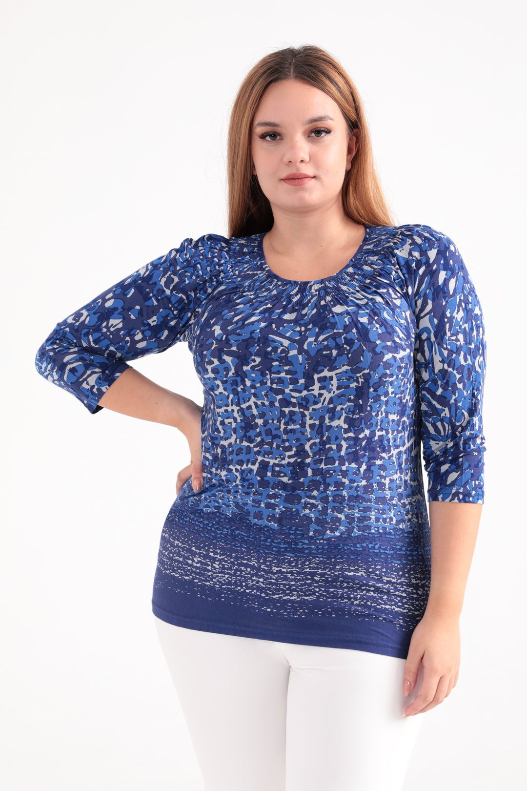 MPL Women's Plus Size Ruffled Blouse - Sanlúcar de Barrameda