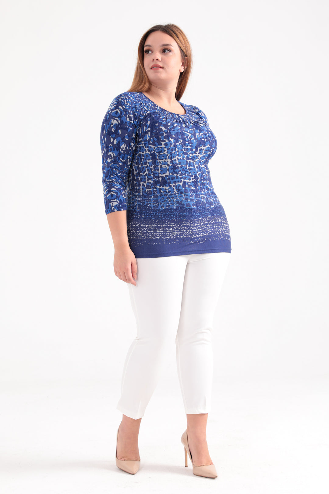 MPL Women's Plus Size Ruffled Blouse - Sanlúcar de Barrameda