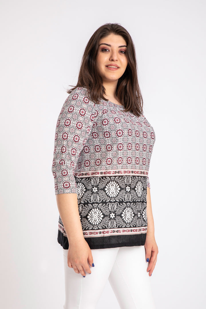 MPL Women's Plus Size Ruffled Blouse - Eden Prairie